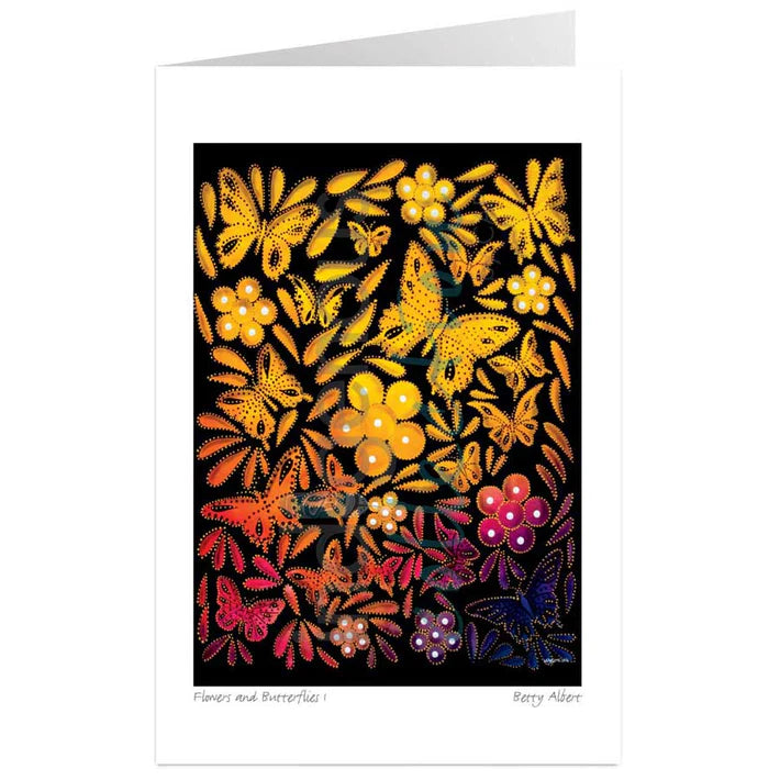 Card - *Albert - Flowers - 6x9