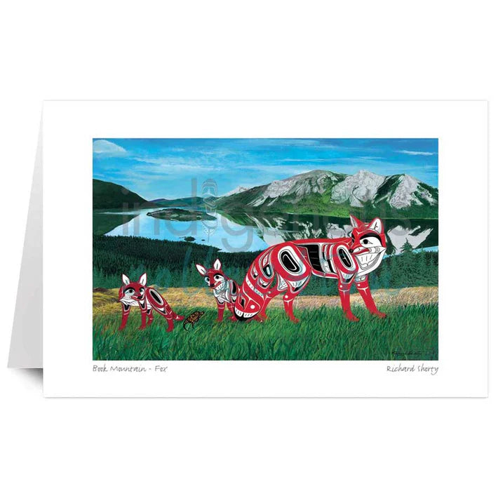Card - Shorty - Book Mountain Fox - 6x9