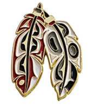 Enamel Pin - Feather Hope