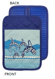 Silicone Pot Holder - Orca Family