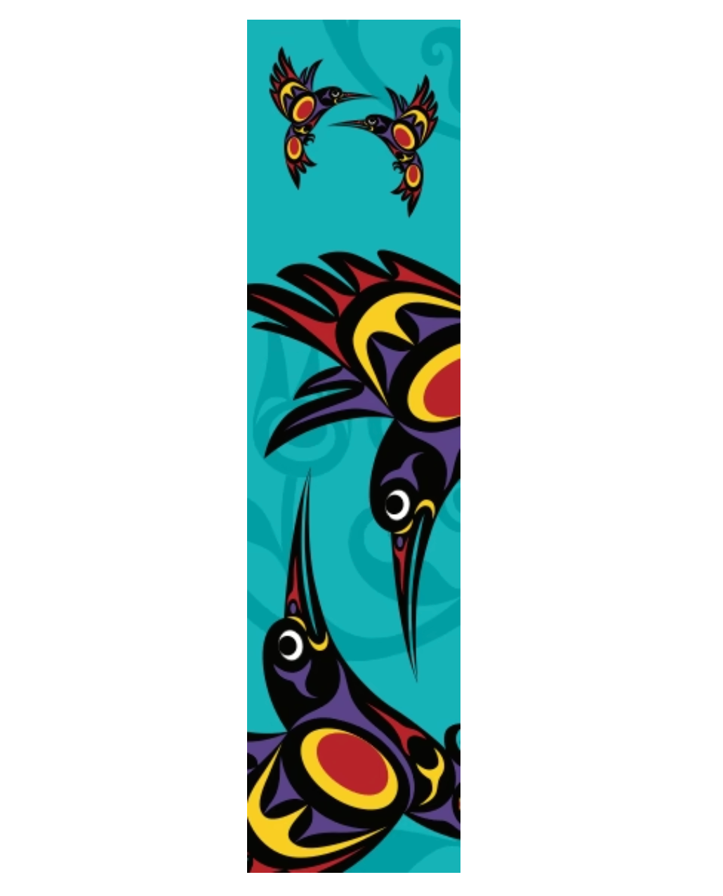 Bookmark - Hummingbird Tranquility