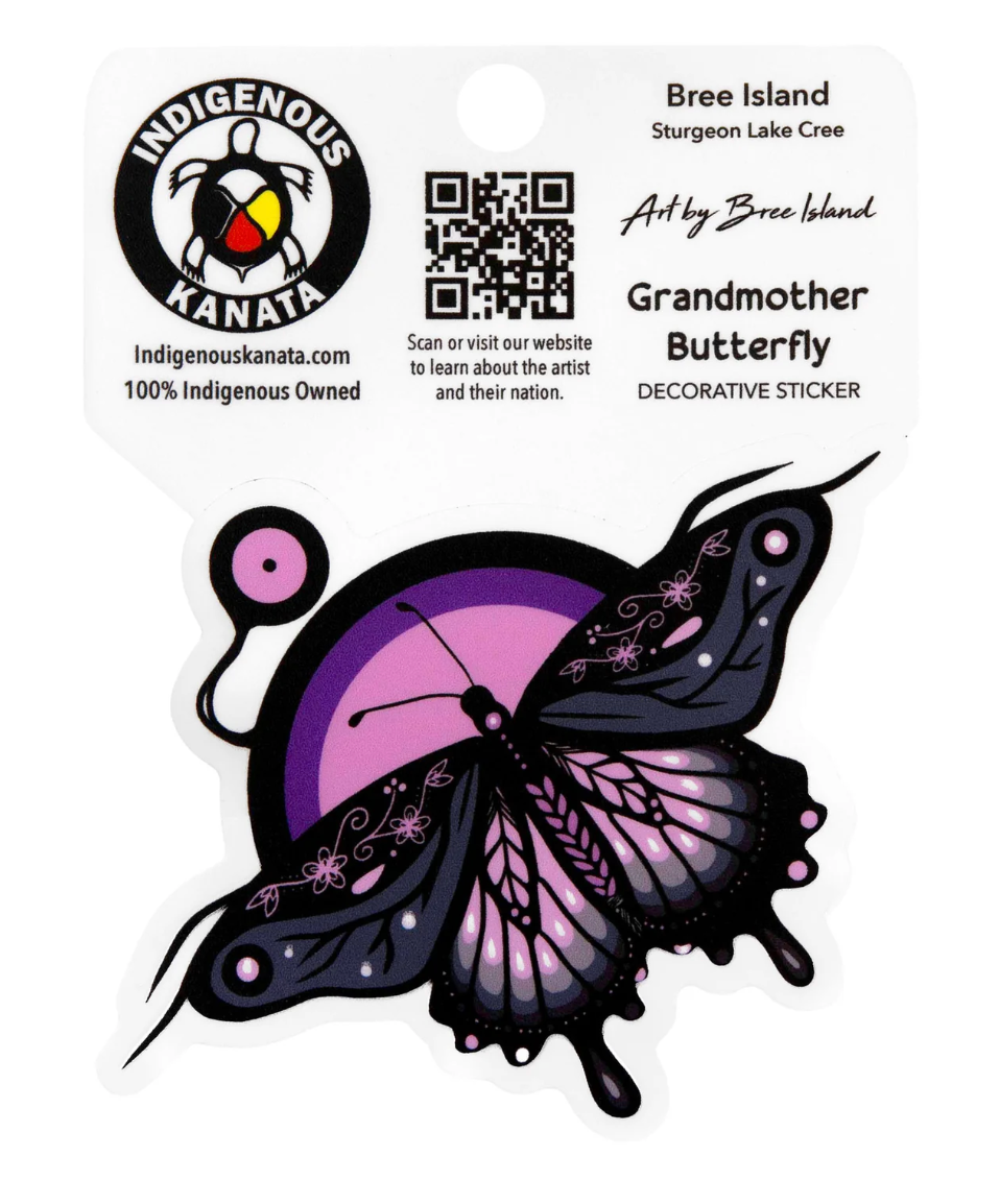 Sticker - Grandmother Butterfly