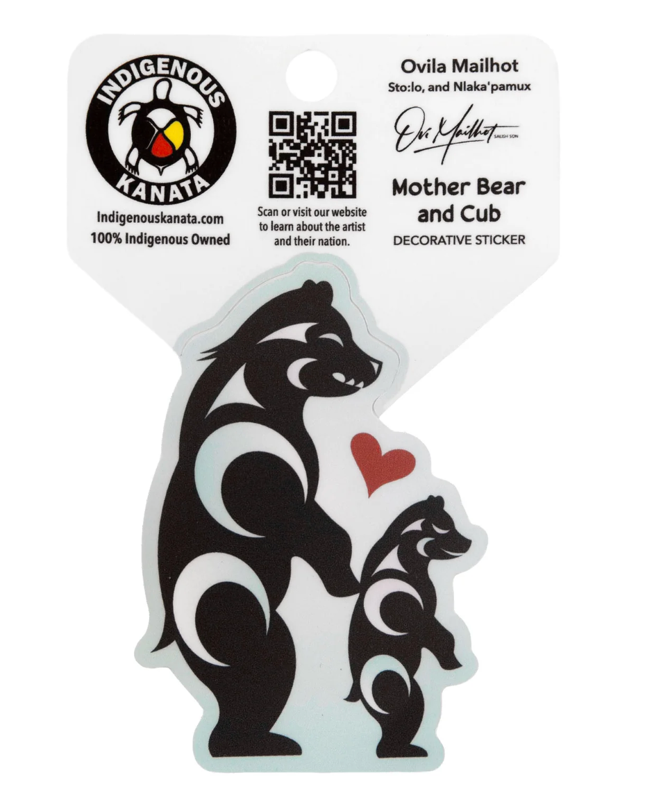 Sticker - Mother Bear and Cub