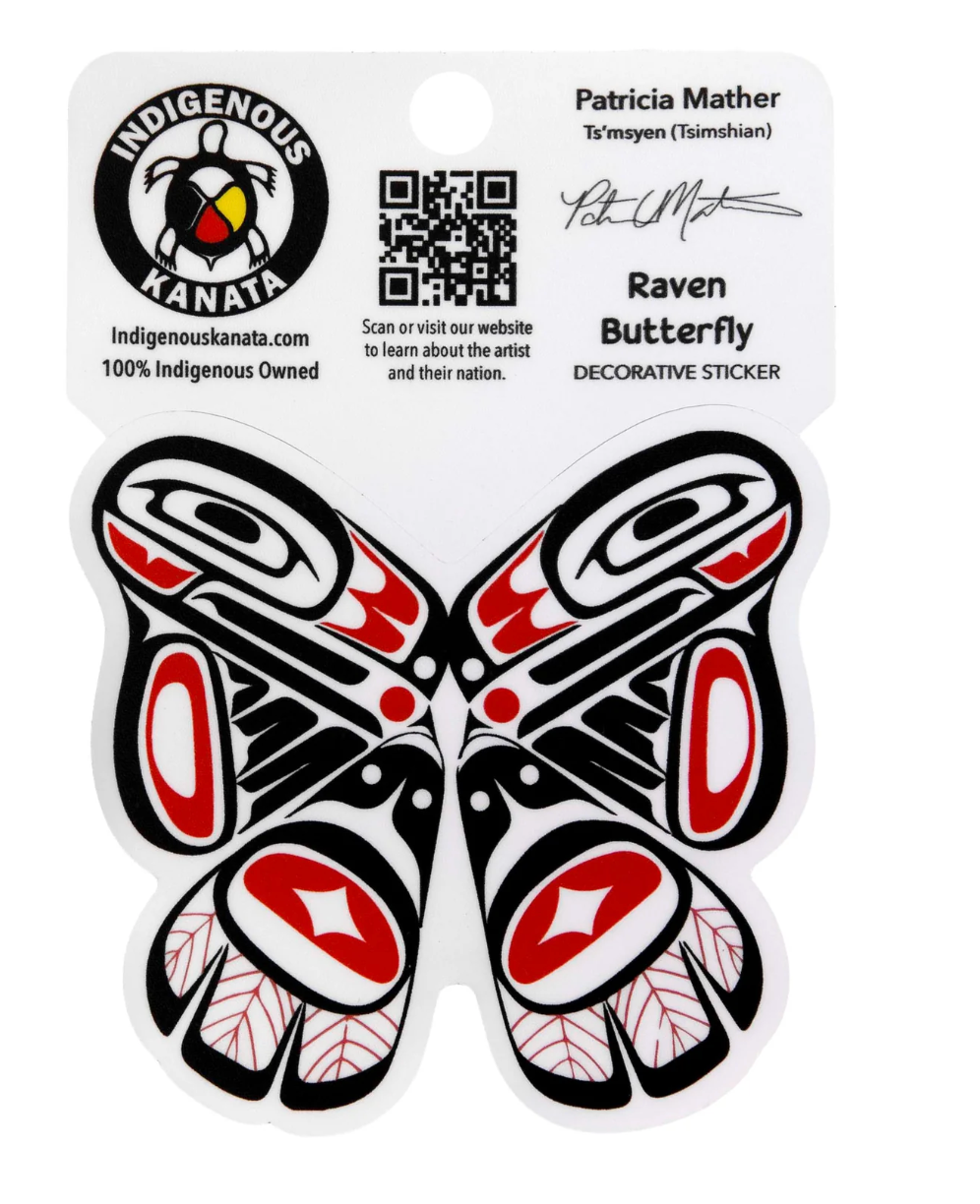 Sticker - Raven Butterfly
