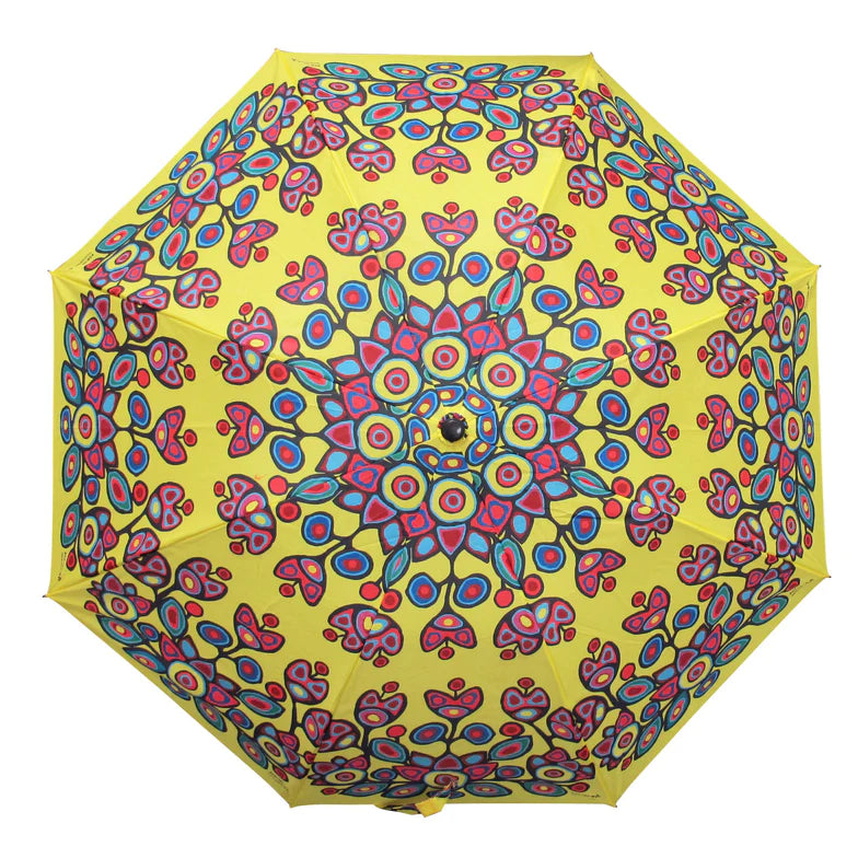 Umbrella - Floral on Yellow