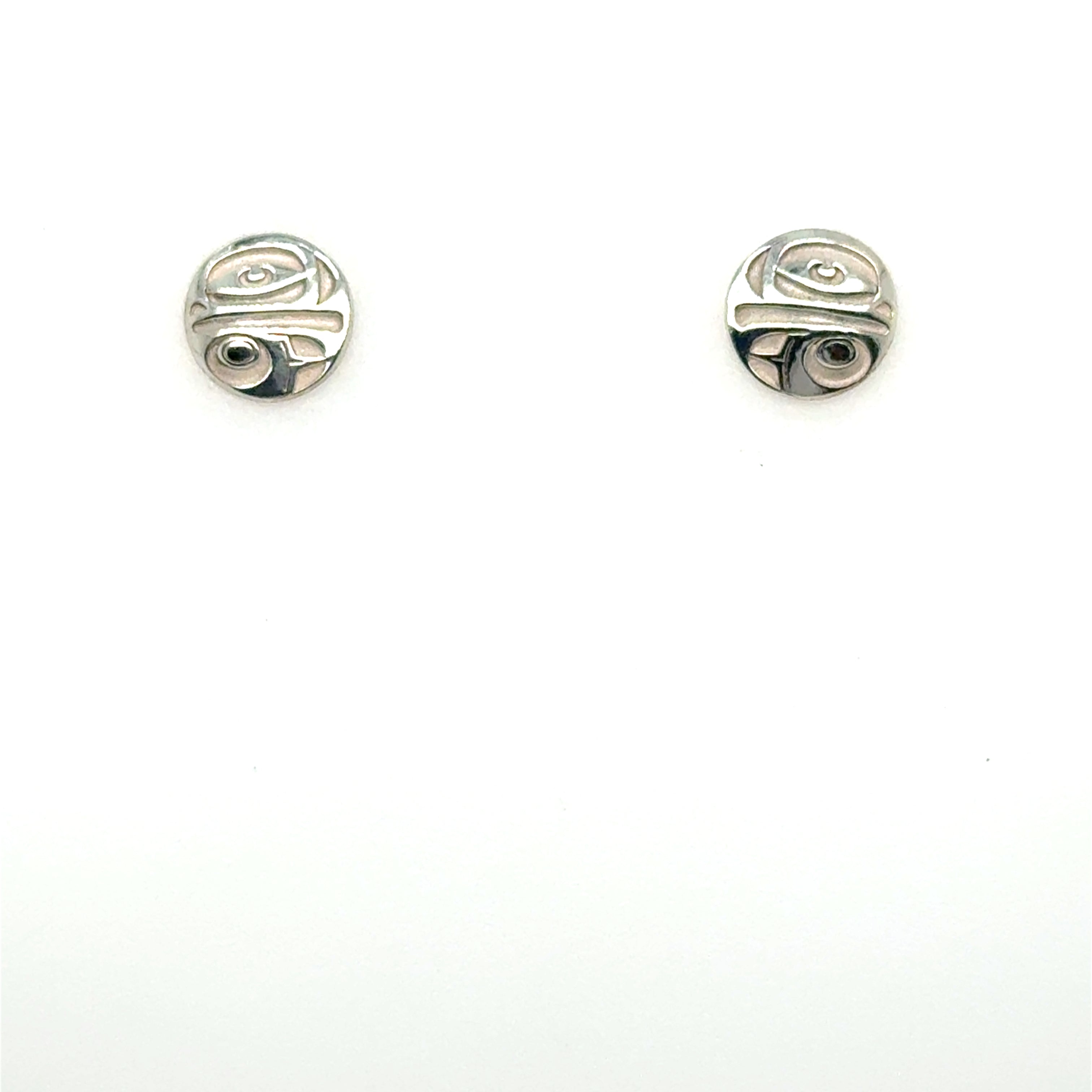 Earrings - Sterling Silver - Stud - Eagle - Micro - 8mm