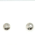 Earrings - Sterling Silver - Stud - Orca - Micro - 8mm