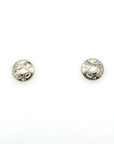 Earrings - Sterling Silver - Stud - Wolf - Micro - 8mm