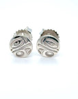 Earrings - Sterling Silver - Stud - Eagle - Micro - 8mm