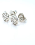 Earrings - Sterling Silver - Stud - Eagle - Micro - 8mm
