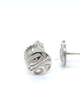 Earrings - Sterling Silver - Stud - Eagle - Micro - 8mm
