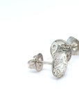 Earrings - Sterling Silver - Stud - Wolf - Micro - 8mm
