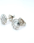 Earrings - Sterling Silver - Stud - Orca - Micro - 8mm