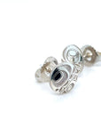 Earrings - Sterling Silver - Stud - Orca - Micro - 8mm