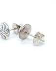 Earrings - Sterling Silver - Stud - Orca - Micro - 8mm