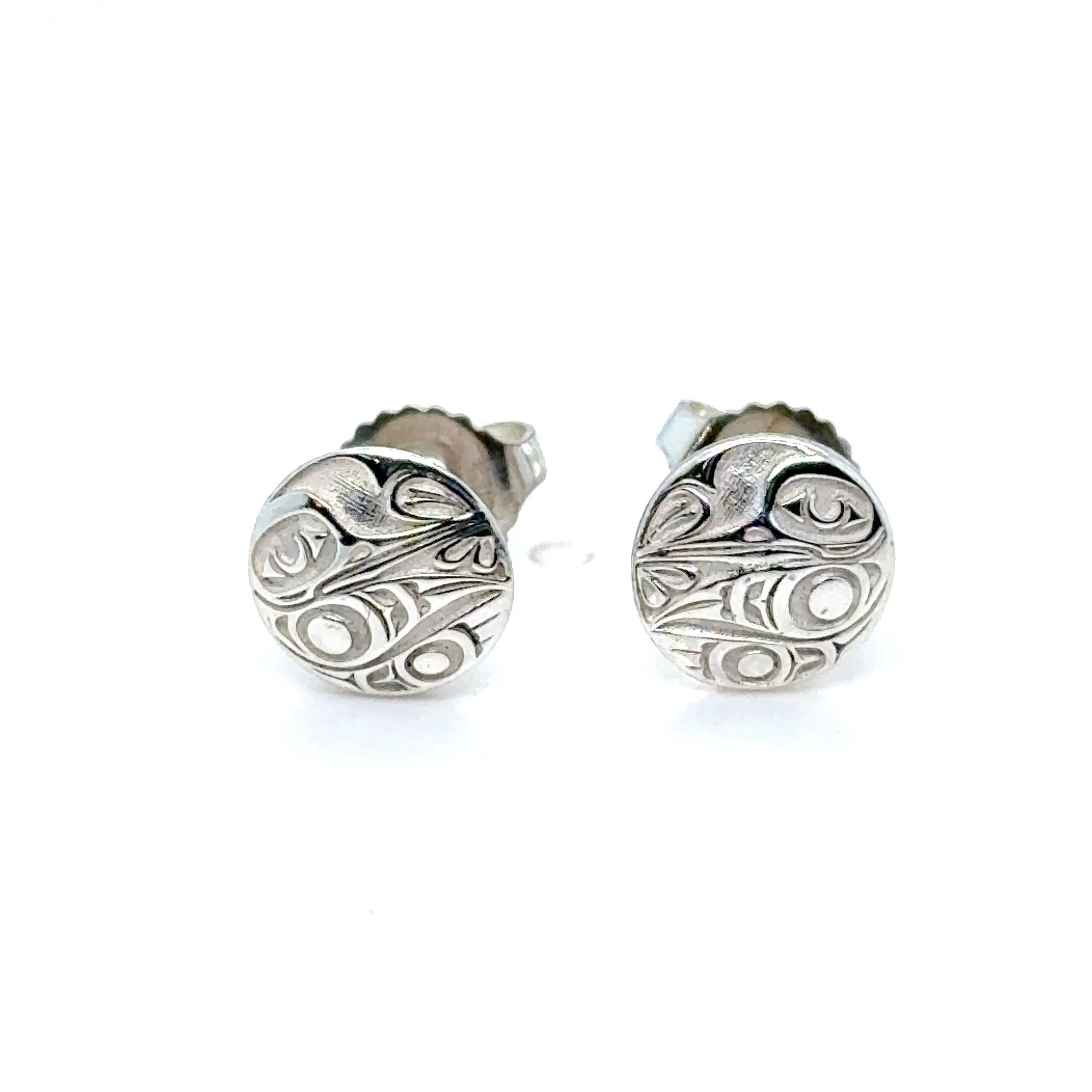 Earrings - Sterling Silver - Stud - Hummingbird - Micro - 8mm