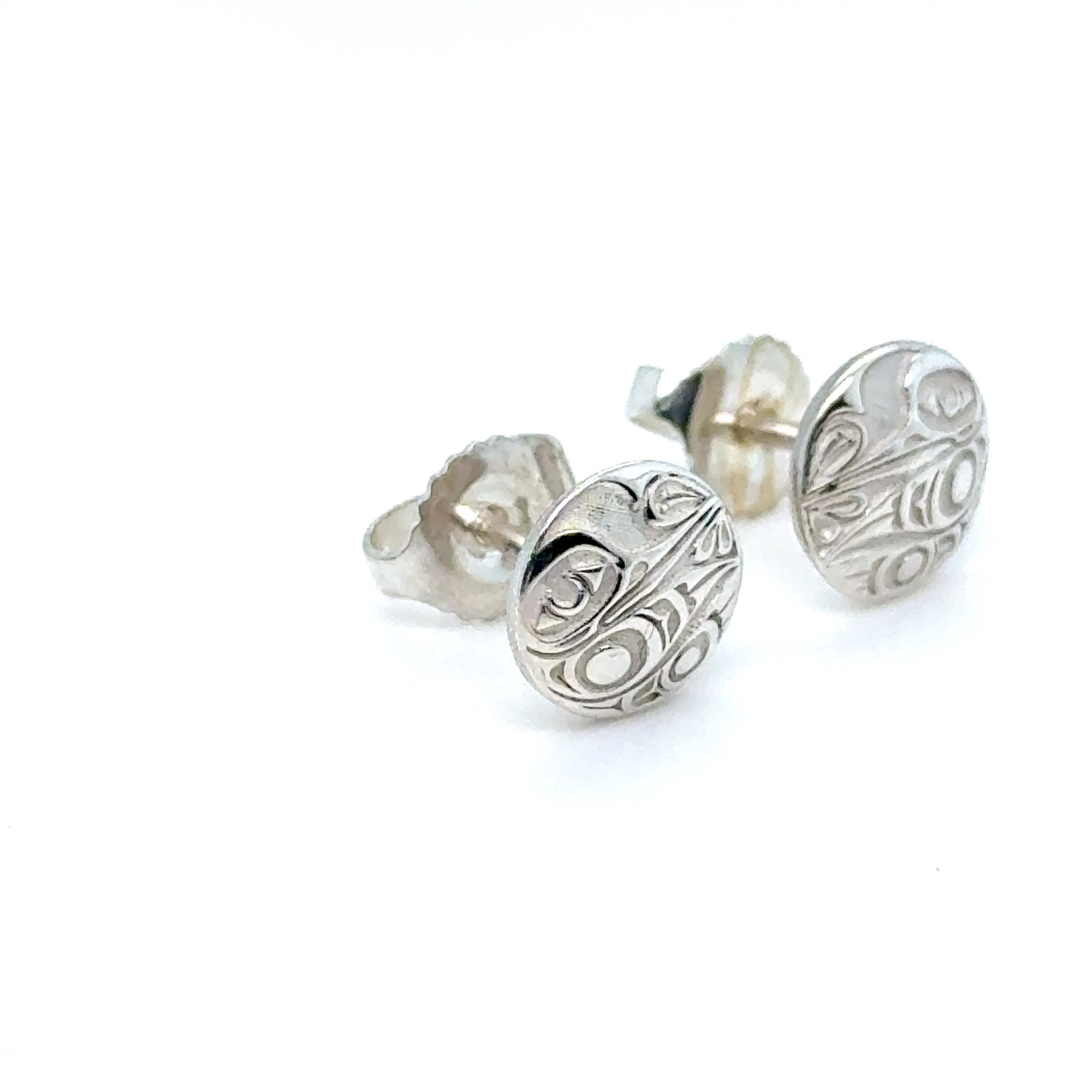 Earrings - Sterling Silver - Stud - Hummingbird - Micro - 8mm