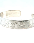 Bracelet - Sterling Silver - 1/2" - Wolf - Longer Length
