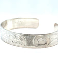 Bracelet - Sterling Silver - 1/2" - Orca - Longer Length