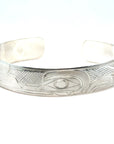 Bracelet - Sterling Silver - 1/2" - Hummingbird - Longer Length