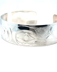 Bracelet - Sterling Silver - 3/4" - Hummingbird - Longer Length