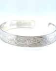 Bracelet - Sterling Silver - 3/8" - Wolf - Longer Length