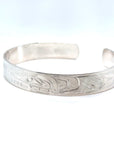 Bracelet - Sterling Silver - 3/8" - Bear - Longer Length