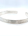 Bracelet - Sterling Silver - 1/4" - Orca - Longer Length