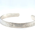 Bracelet - Sterling Silver - 1/4" - Orca - Shorter Length