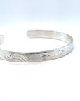 Bracelet - Sterling Silver - 1/4" - Wolf - Shorter Length
