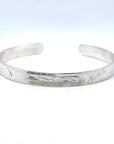 Bracelet - Sterling Silver - 1/4" - Wolf - Shorter Length