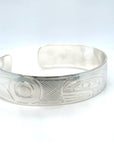 Bracelet - Sterling Silver - 1/2" - Orca - Shorter Length
