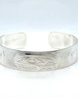 Bracelet - Sterling Silver - 1/2" - Orca - Shorter Length