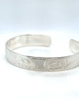 Bracelet - Sterling Silver - 3/8" - Orca - Shorter Length