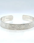 Bracelet - Sterling Silver - 3/8" - Orca - Shorter Length