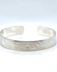 Bracelet - Sterling Silver - 3/8" - Eagle - Shorter Length