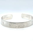 Bracelet - Sterling Silver - 3/8" - Wolf - Shorter Length