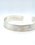 Bracelet - Sterling Silver - 3/8" - Wolf - Shorter Length