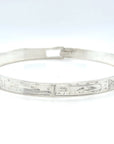 Bangle - Sterling Silver - 1/4" - Orca & Bear - Longer Length