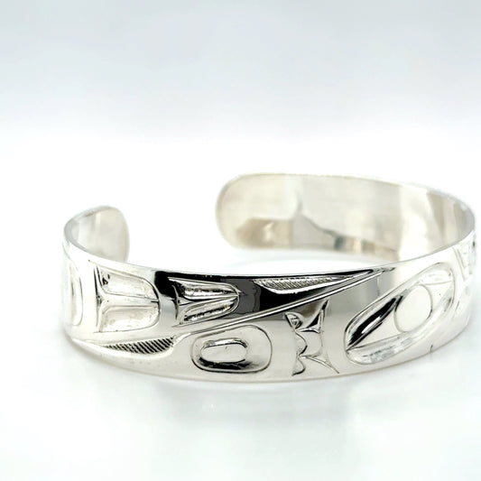 Bracelet - Sterling Silver - 1/2" - Hummingbird