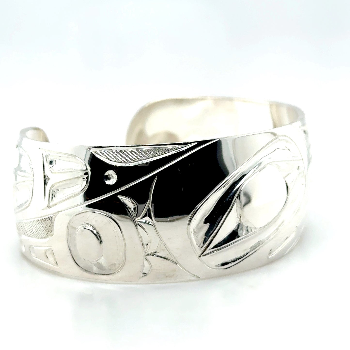 Bracelet - Sterling Silver - 1" - Hummingbird
