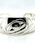 Bracelet - Sterling Silver - 1" - Hummingbird