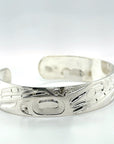 Bracelet - Sterling Silver - 1/2" - Orca