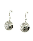 Earrings - Sterling Silver - Drop - Round - Orca 2 - Small - 15mm