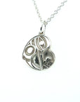 Pendant - Sterling Silver - Heart - Hummingbird - Mini
