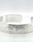 Bracelet - Sterling Silver - 1/2" - Raven