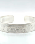 Bracelet - Sterling Silver - 1/2" - Raven