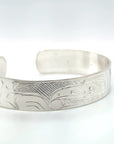 Bracelet - Sterling Silver - 1/2" - Raven