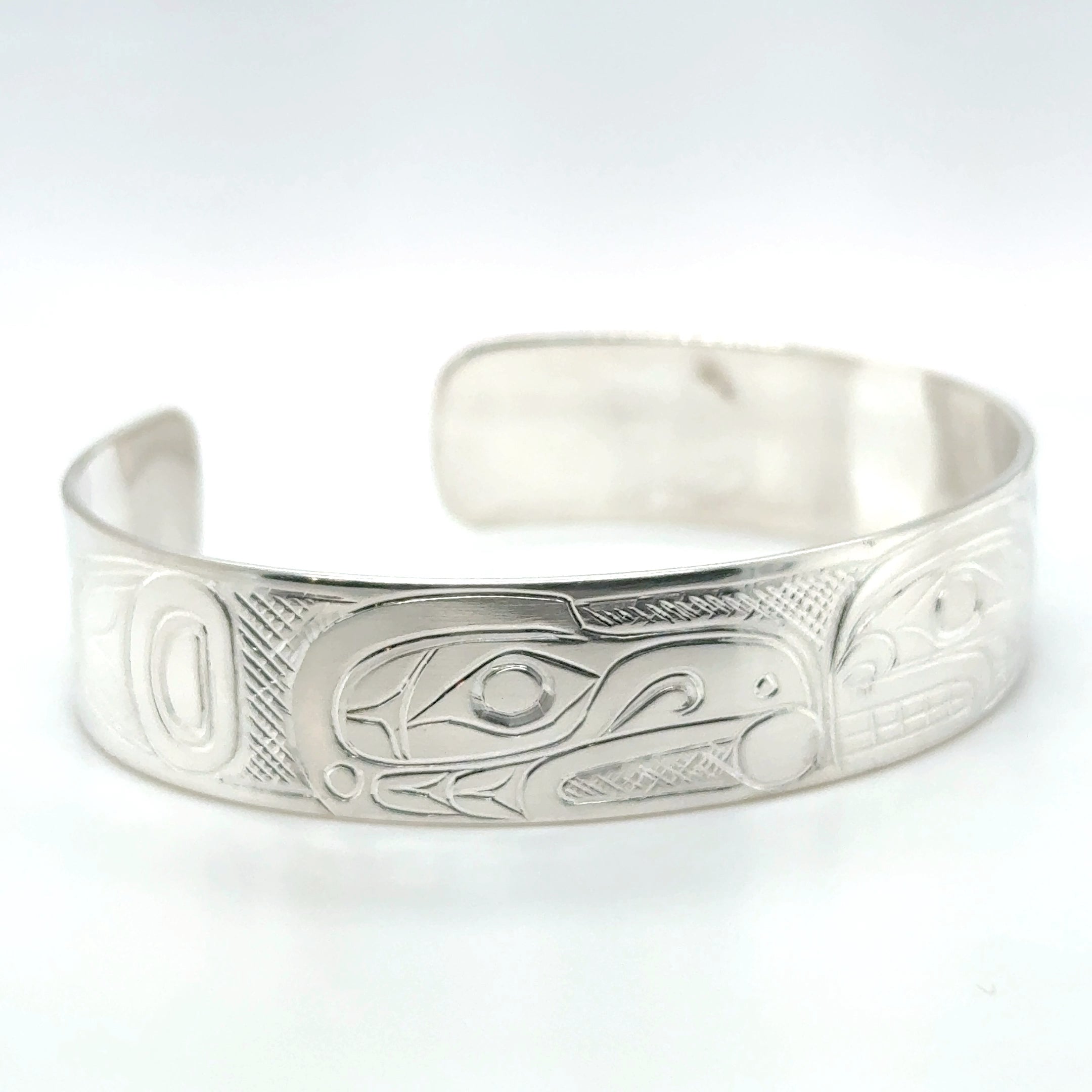 Bracelet - Sterling Silver - 1/2" - Raven & Orca