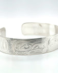 Bracelet - Sterling Silver - 1/2" - Raven & Orca